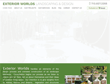 Tablet Screenshot of exteriorworlds.com